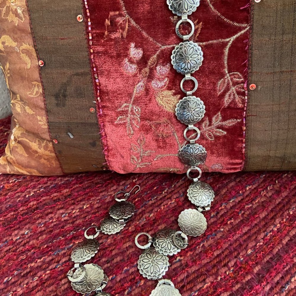 Silver Medallion Belt